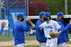 Baseball vs CGA  Wheaton College Baseball vs Coast Guard Academy during game one of the NEWMAC semi-finals playoffs. - (Photo by Keith Nordstrom) : Wheaton, baseball, NEWMAC